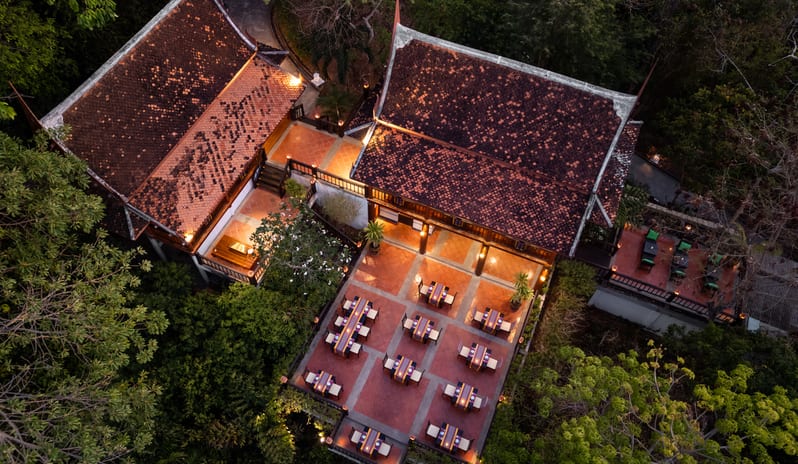 Ruan Thai Restaurant Outdoor Seating Aerial